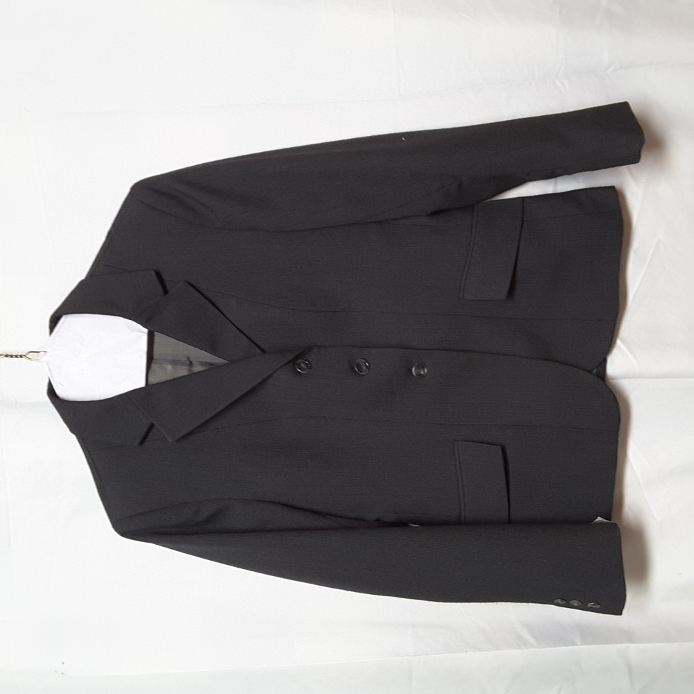 Equestrian correct riding apparel 14R black pinstripe 3 button